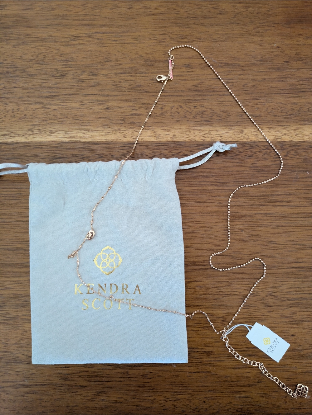 Kendra Scott Rose Gold Necklace - Picture 1 of 1